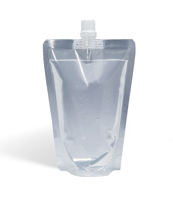 10 mm clear spout pouch