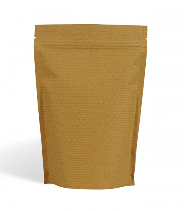 brown striped paper bags